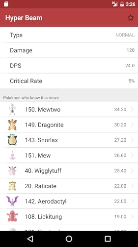 PocketDict for Pokemon GO (+Moves)