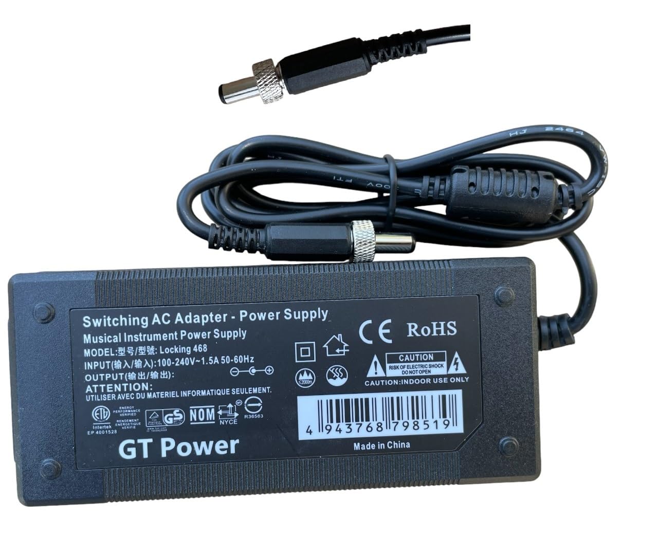 Amazon.com: Locking Ring AC Adapter Compatible with Mackie DLZ