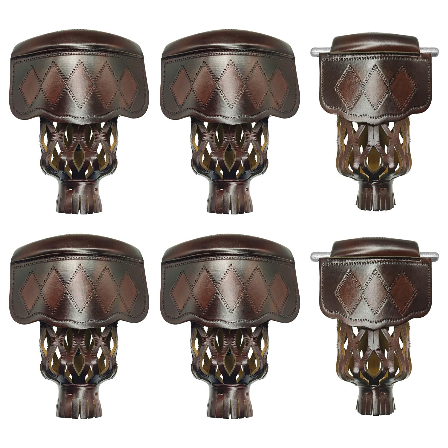 MoyanSuper Billiard Pool Table Pockets Heavy Duty PU Leather Billiard Pockets Set of 6?Including 4 Corner Pockets and 2 Side Pockets