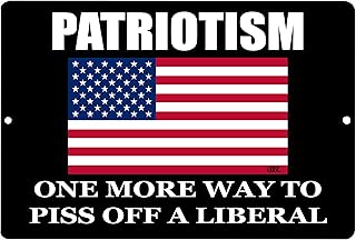 Rogue River Tactical Funny Republican Conservative Metal Tin Sign Wall Decor Man Cave Bar Patriotism