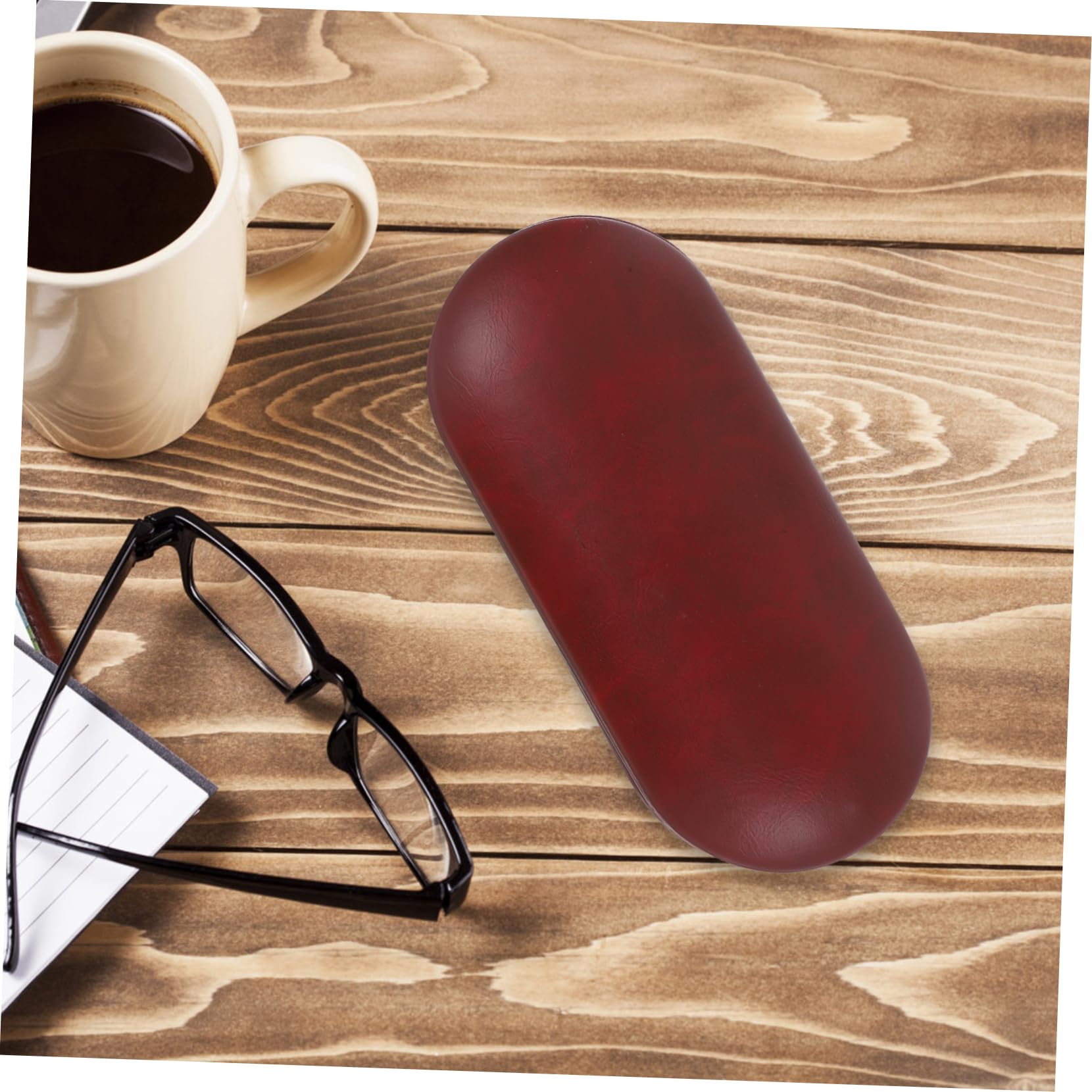 3juegos Estuche para Gafas y Graduadas Caja De Almacenamiento Portátil Funda De PU para y Elegante Diseño Práctico y