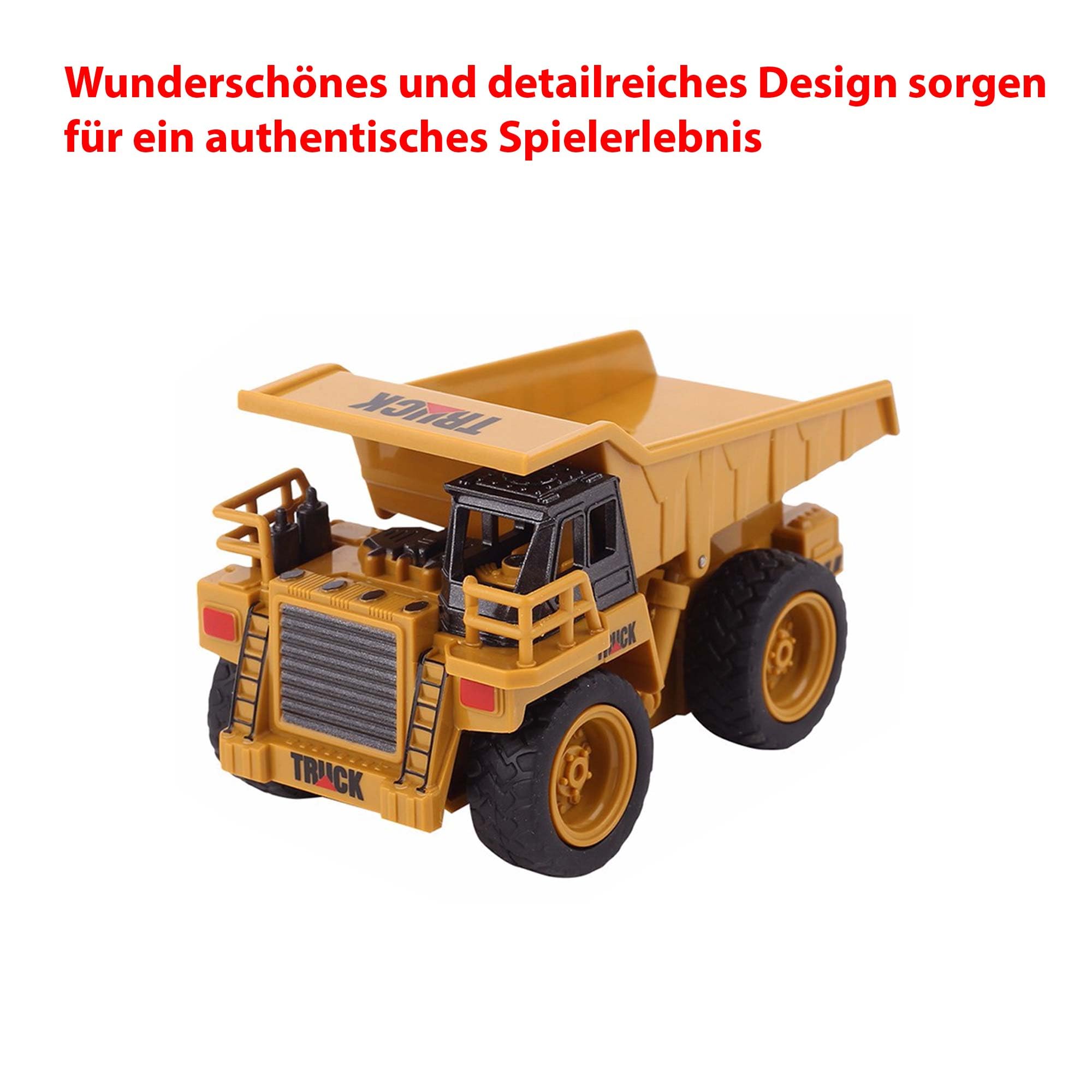 その他 Rc dump RC Remote Controlled Mini Dump Truck 1:64 Scale Dump Truck