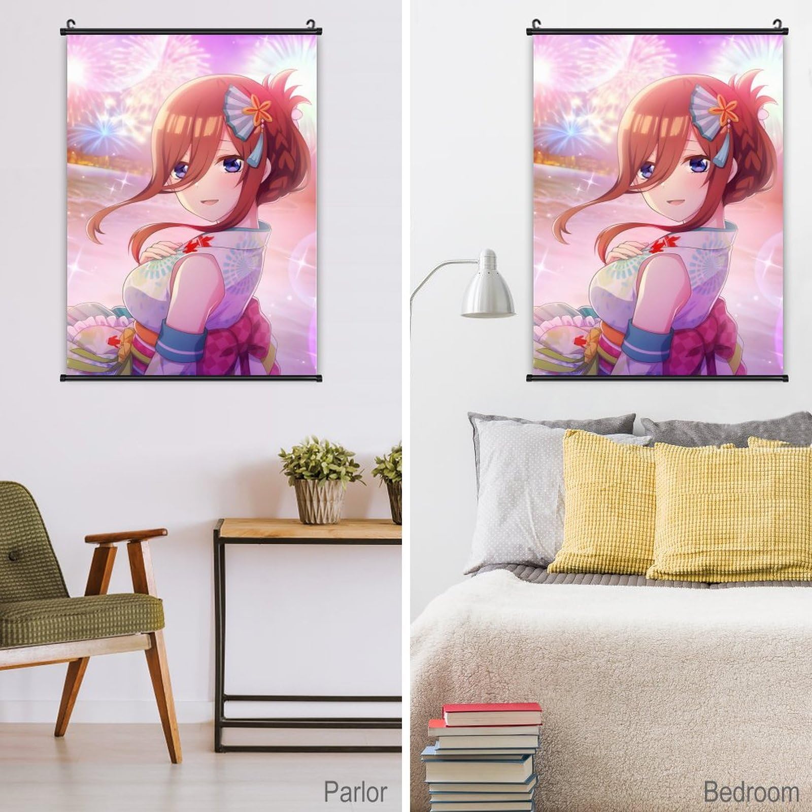 Amazon.co.jp: 五等分の花嫁 中野三玖 ポスター 掛け画 組立式