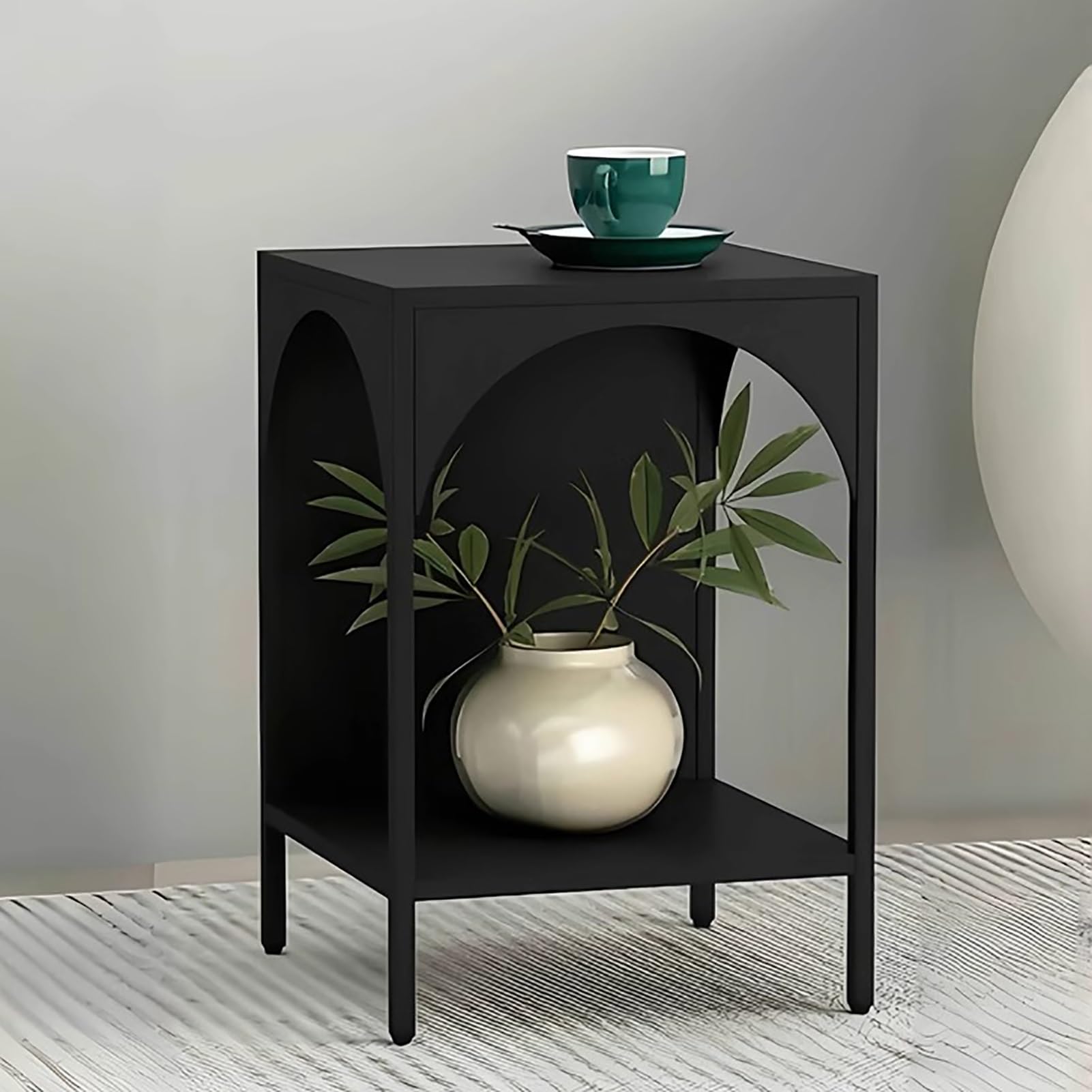 Stojak na Akwarium Metalowy, Stojak na Terrarium Hodowlane, dla Gadów, dla Żółwi(Black,45x25x70cm/18x10x28in)