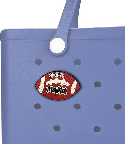 Miniatura 3 de Dijes para bolsa de Bogg, accesorios decorativos para bolsa de Bogg, dijes de fútbol para bolsa de playa, accesorios de goma para bolsa de playa