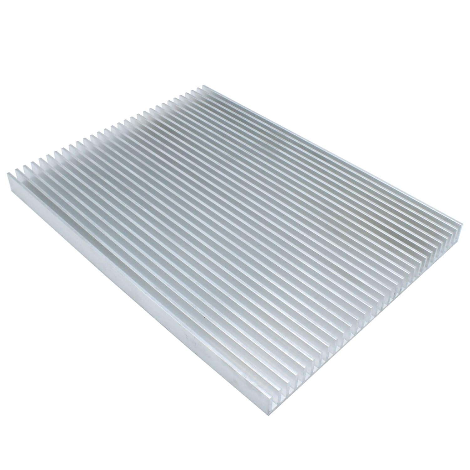 Large LED Aluminum Heatsink 300 x 220 x 18mm / 11.81 x 8.66 x 0.71 Amplifier Cooler Electronic Heat Sink Board