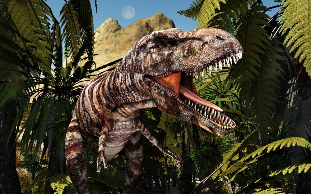 Amazon.com: Posterazzi Tyrannosaurus Rex on the lookout for its
