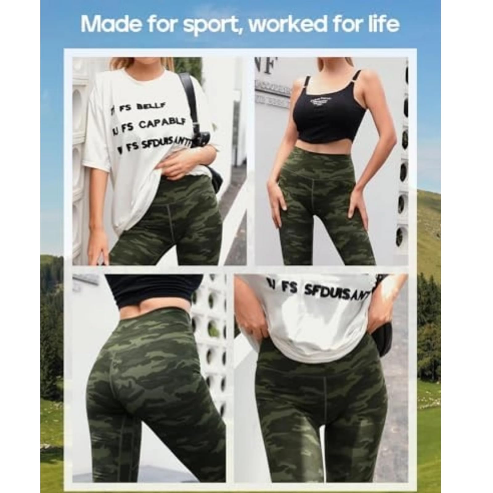 Legginsy treningowe damskie spodnie do jogi wysoka talia legginsy gimnastyczne z kieszeniami damskie