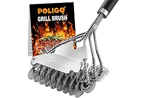 POLIGO BBQ Grill Scraper - The Ultimate Grill Cleaning Tool