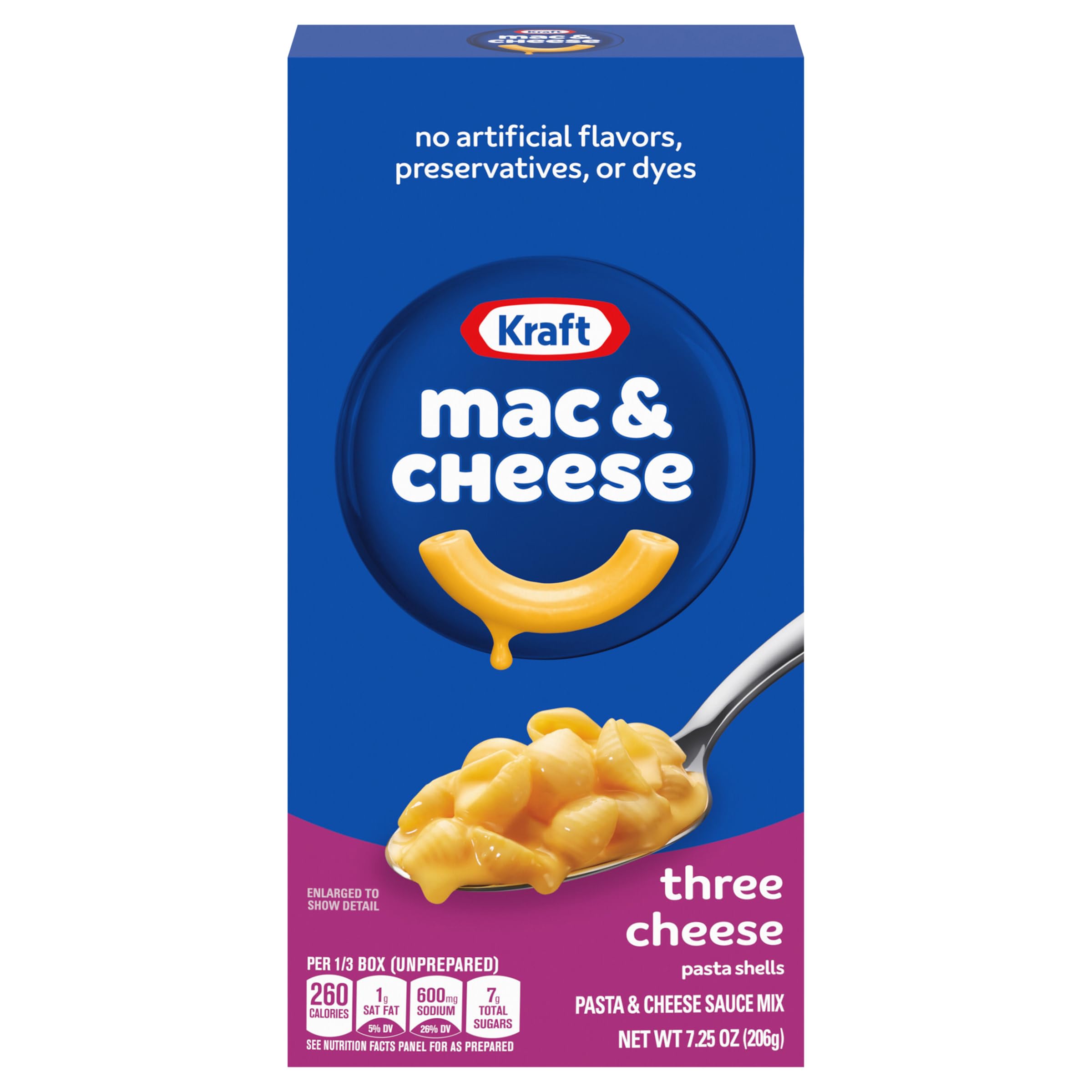 Kraft Macroni and Cheese Dinner, Three Cheese Pouch, 206 g (B000RPVRJ6) Amazon Price History, Amazon Price Tracker