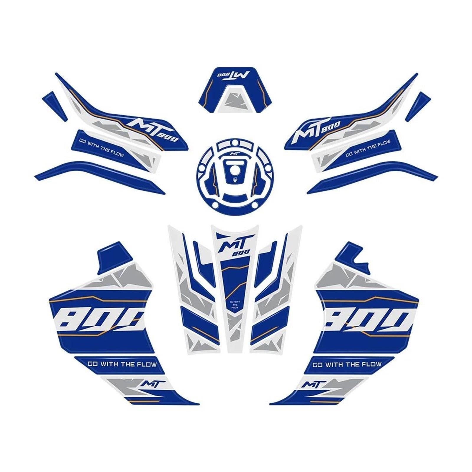 Protezione per serbatoio moto | Per 800MT Kit adesivi epossidici gel 3D da 800 mt