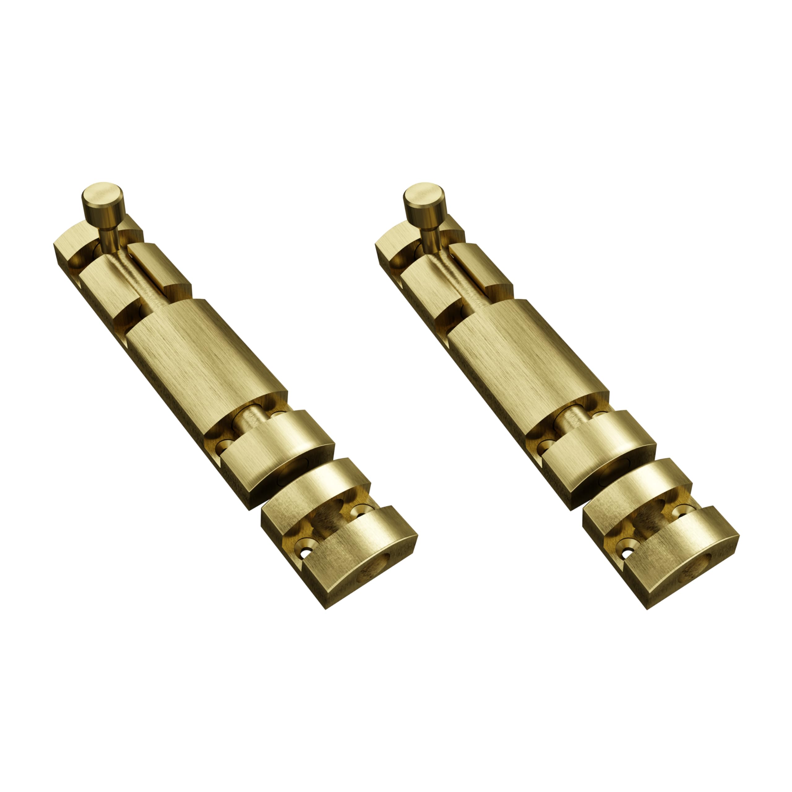 Atlantic Zaylo Aluminium Tower Bolt 8 Inch| Window Chitkani | Door Latchfor Home and Offices Doors and Windows | Tower Bolt for Main Door and Bathroom, Easy to Fit, Antique Finish (Pack of 2 Pcs)