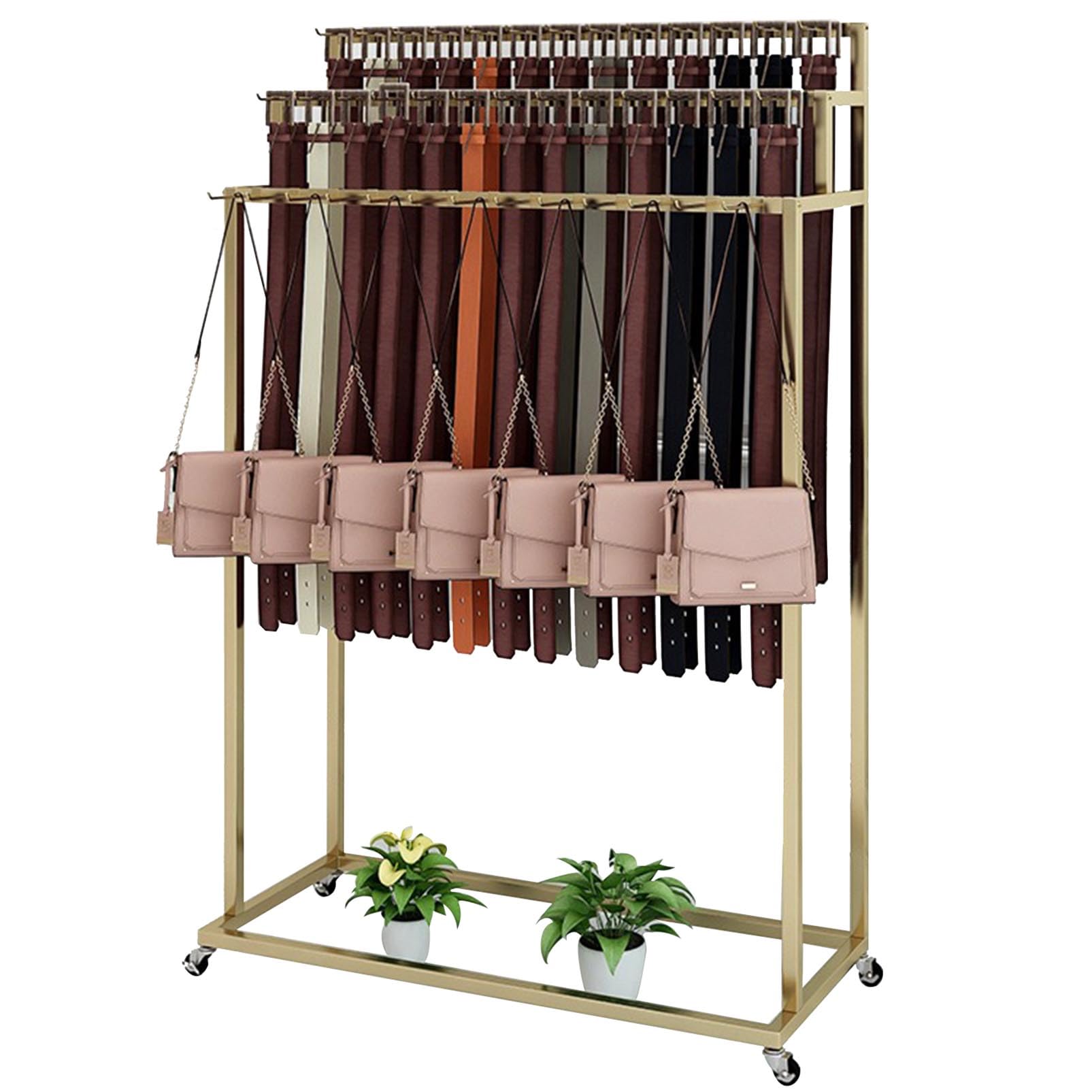 Porte-ceintures de boutique et présentoir robuste pour accessoires
