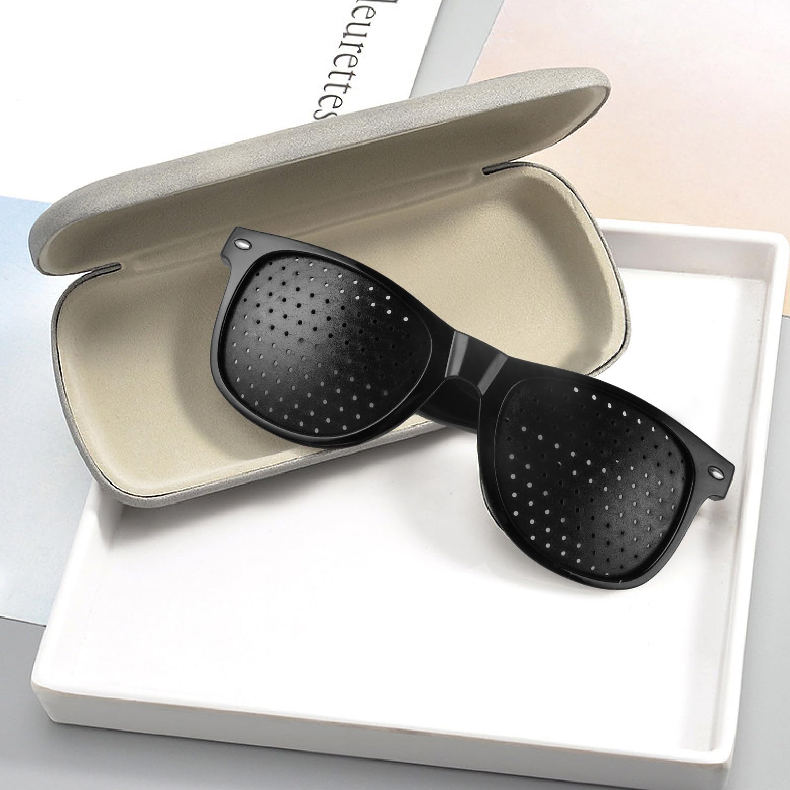 Pinhole Glasses Raster Multidot Occhiali a Rete 4 Pezzi