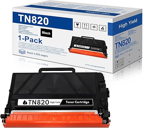 TN820 TN-820 Cartucho de tóner negro repuesto para Brother TN-820 TN 820 TN-850 para impresora MFC-L5900DW HL-L6200DW MFC-L5700DW MFC L5900DW
