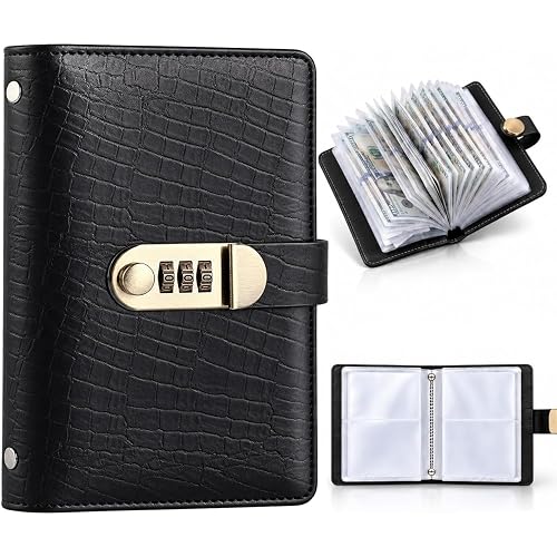 Lockable Savings Notebook, Savings Challenge Book with Password Lock