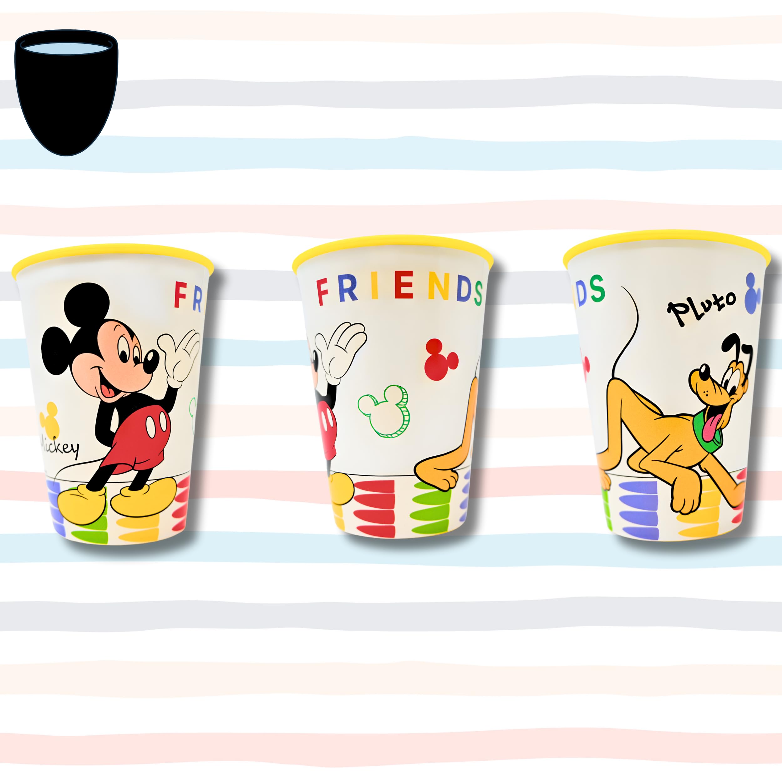 Set Stoviglie Bambini Mickey Mouse | Piatto, Ciotola E Tazza Senza BPA - Per Bambini Da 1,5 Anni - Foto 5