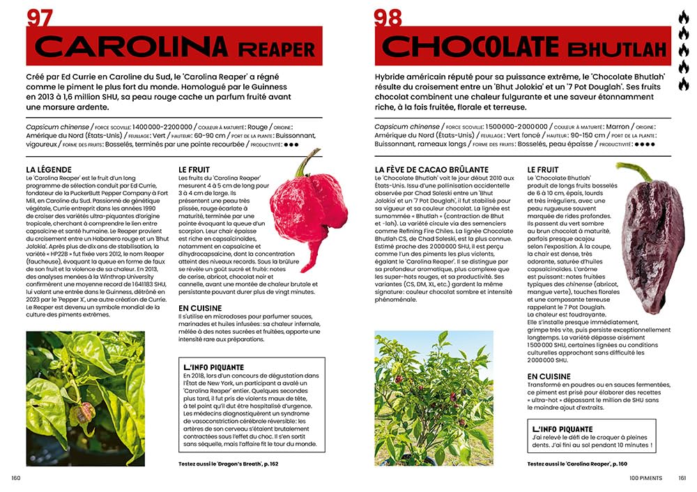 100 piments à cultiver et à déguster : ça va piquer !