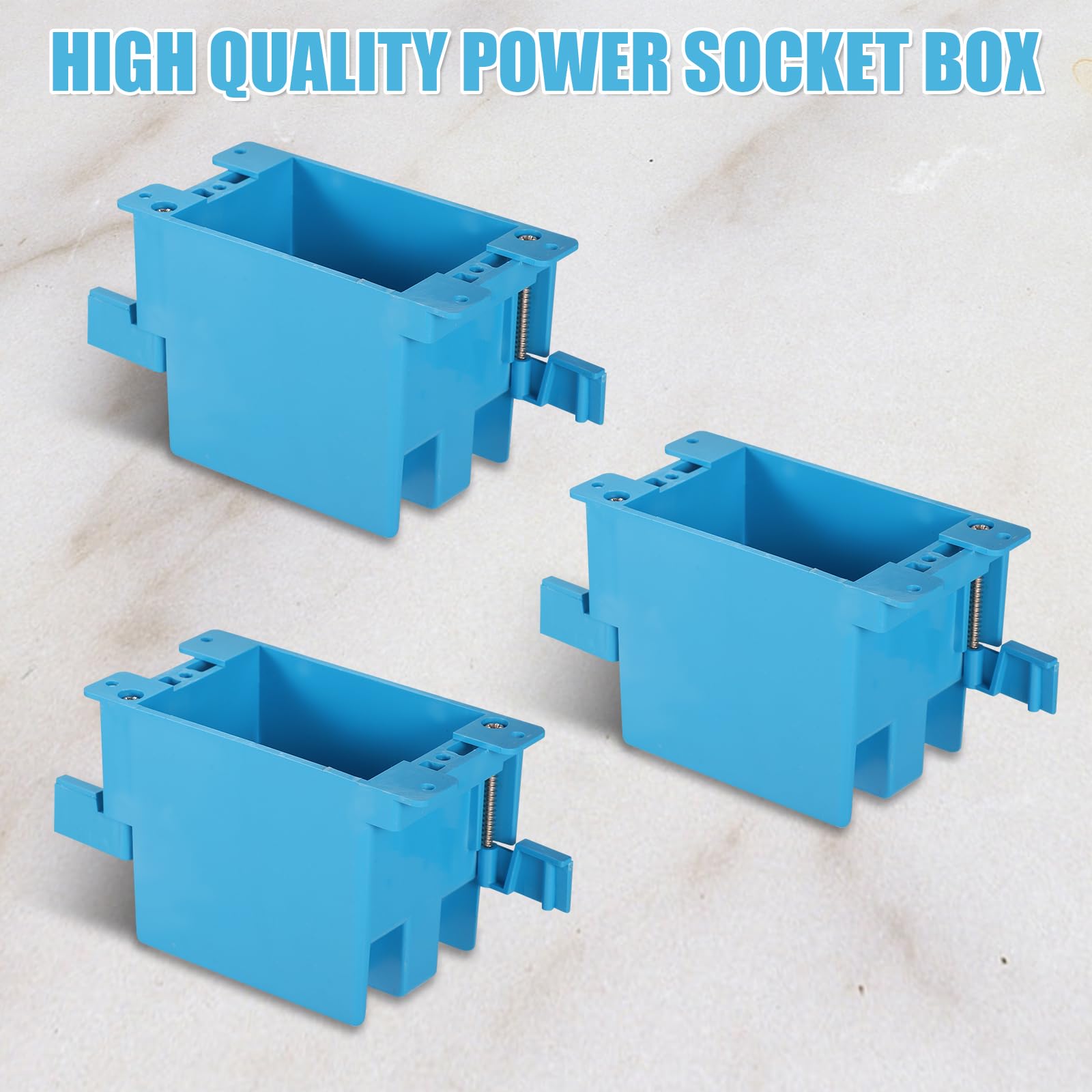 3pcs Single Gang Electrical Outlet Box, 4.25x2.24x2.67 Inch