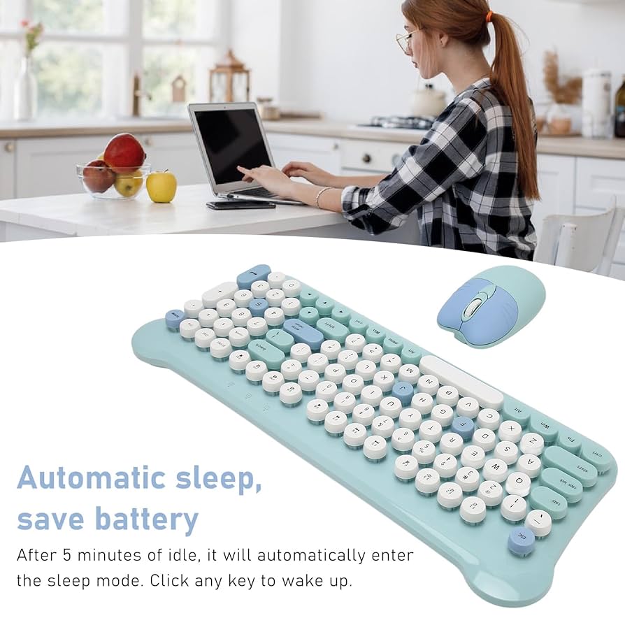 Amazon | ワイヤレスキーボードとマウスセット、2.4G接続プラグ