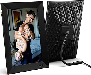 Nixplay 10.1 inch Smart Digital Photo Frame with WiFi (W10F) - Black - Share Photos and Videos Instantly via Email or App
