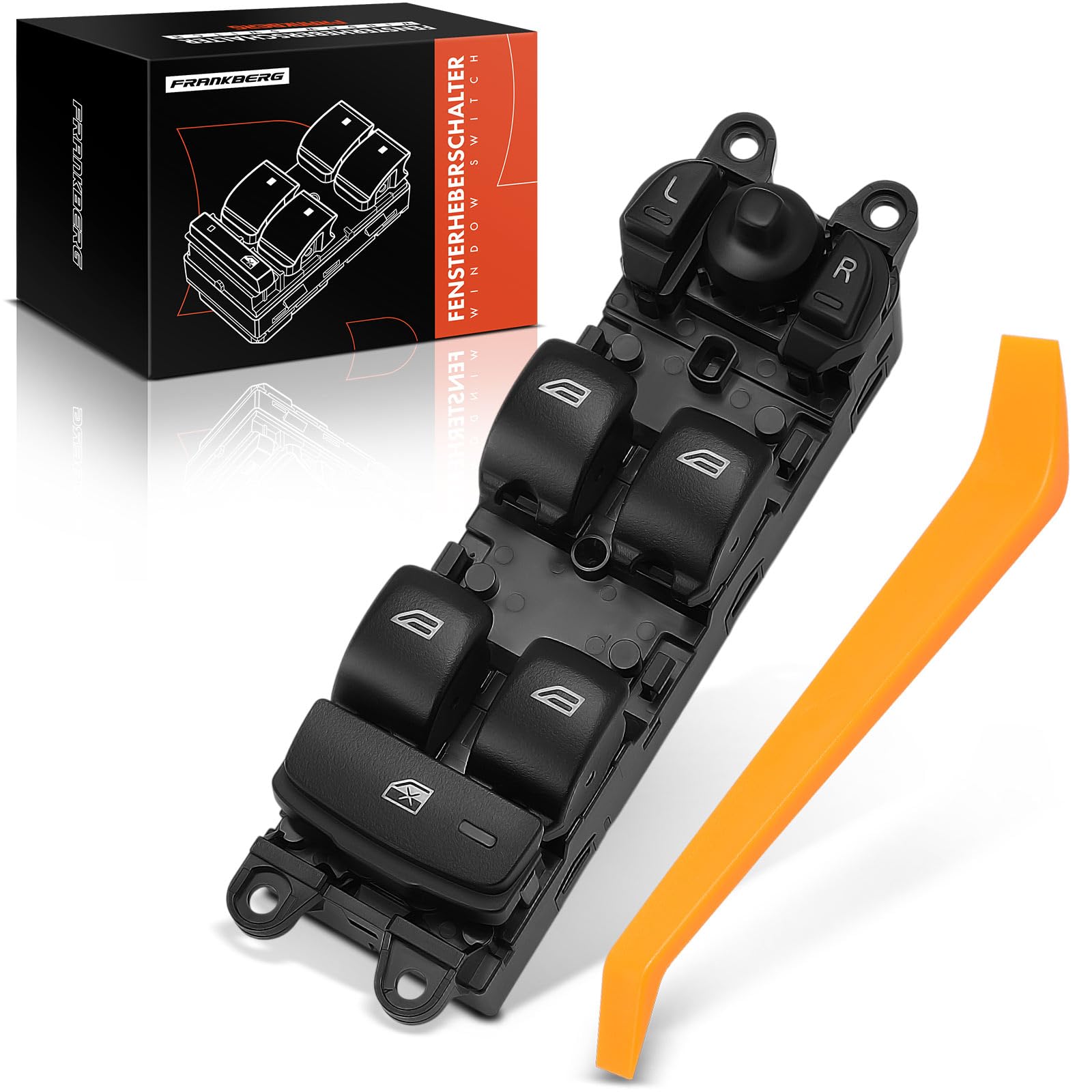 Interruptor elevalunas XC60 V60 S60 mando de ventanillas del conductor Frankberg 7