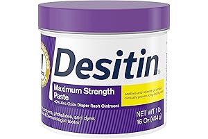 Desatin Maximum Strength Baby Diaper Rash Cream for Treatment, Relief & Prevention of Diaper Rash