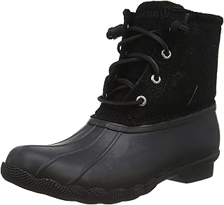 black sperry duck boots womens