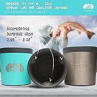 Vista 7 de Toadfish Anchor - Portavasos universal sin vuelcos, grafito