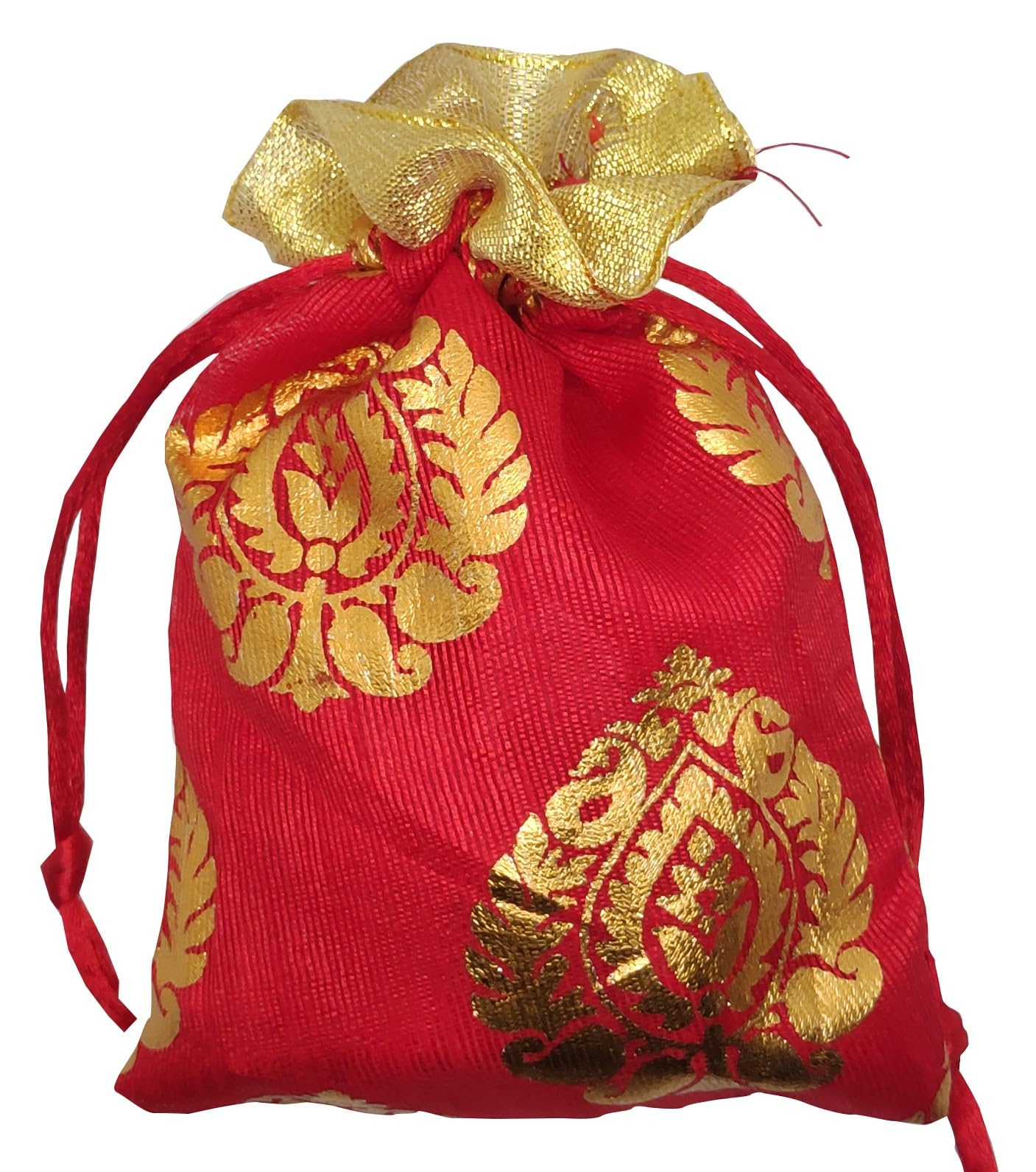 Popcorn Fusion Bhai Dooj Gift Khatta Meetha Trail Mix Potli 100gms with Bhai Dooj Silk Thread, Roli, Chawal, Chandan, Mishri in a Special Pack 4
