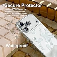 Vista 17 de Misea [3+1] for iPhone 14 Pro/iPhone 14 Pro Max Camera Lens Protector Bling, 9H Tempered Glass Camera Cover Screen Protector Metal Individual Ring