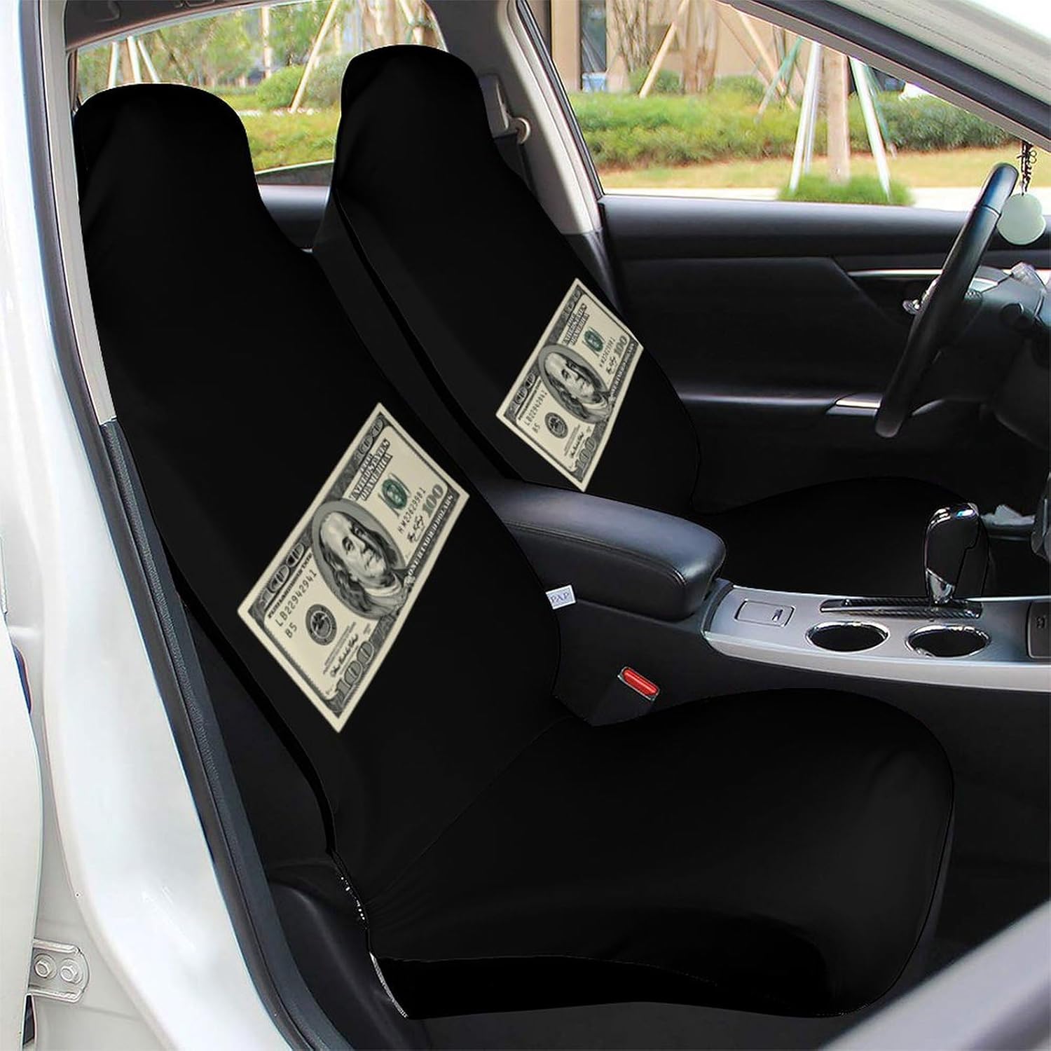 Dollar Car Seat Covers Automotive Seat Covers Car Seat Protector Auto Front Seats Protector for Most Cars 2PCS