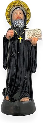 Miniatura 2 de Juego de 12 figuras de estatua de San Benito de 3 pulgadas Imagen Estatua San Benito Santo regalo religioso