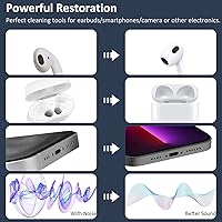 Vista 6 de Funda para Beats Studio Buds/Studio Buds Plus 2021/2023 con clip de cierre para hombres, GARTOO con kit de limpieza, funda protectora y lápiz