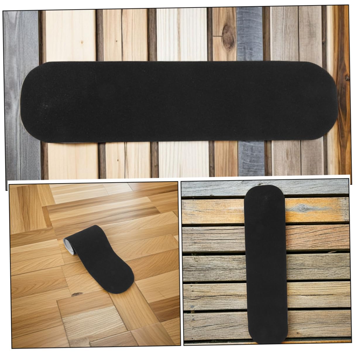 Milisten 3 pièces Ruban de Grip pour Skateboard Adhésif Aux Intempéries Découpable et Remplaçable Haute Traction pour Skateboards à Quatre Roues et Utilisations Variées