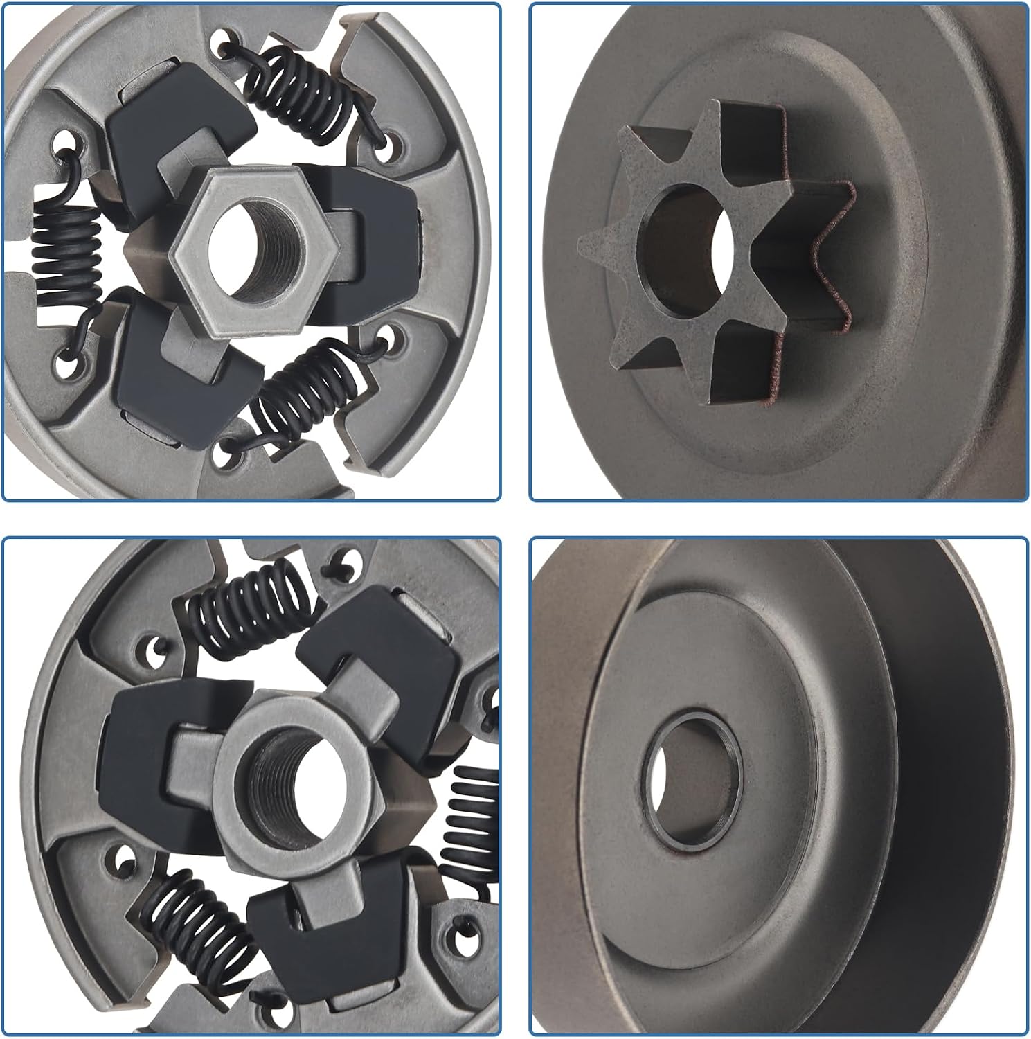 Windance .325 7T Clutch Drum Sprocket Kit Worm Gear Washer Plate Kit Fit for Stihl Chainsaw MS230 023 MS250 025 Replacement Parts for 1123 640 2074