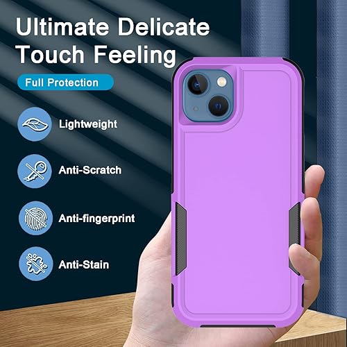 Miniatura 6 de LEXNEC Designed for iPhone 14 & Apple iPhone 13 Cases,Heavy-Duty Tough Rugged Lightweight Slim Shockproof Protective Men Women Phone Case Cover for