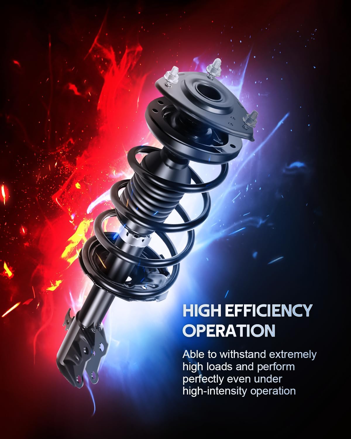 171575 343295 Front and Rear Struts Fit for 2000 2001 2002 2003 2004 2005 for Toyota Echo Complete Strut Spring Assemblies Shock Absorbers 4PCS