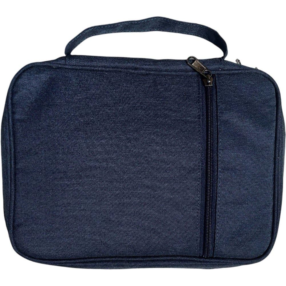 Fituenly Bible Cover with Handle & Zippered Pocket, Protective Carrying Case Church Bag for Bible Study, Accessories Gift for Women Men Mother Lady