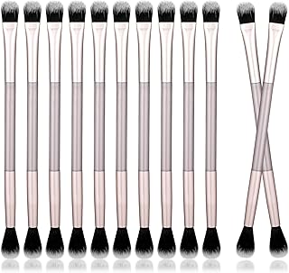 12 brochas de sombra de ojos, 2 en 1, brochas...