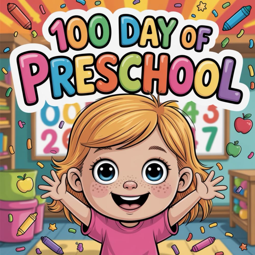 100th Day of preschool book for kids: A Funny Children’s story About Learning, Growth, and School Pride