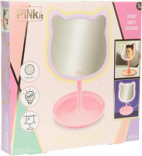 Mirror, 1 x Cat Shape Makeup Mirror, 40065