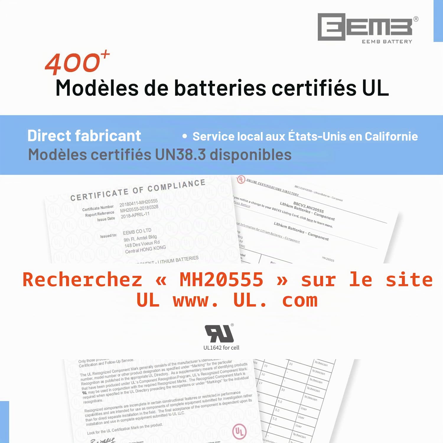 EEMB ER34615 D Cell 3.6V Batterie au Lithium Li-SOCL₂ Haute capacité Batterie Non Rechargeable LS-33600 SB-D02 XL-205F pour Machine-Outil CNC, Programmeur, Machine de Moulage par Injection etc. (8)