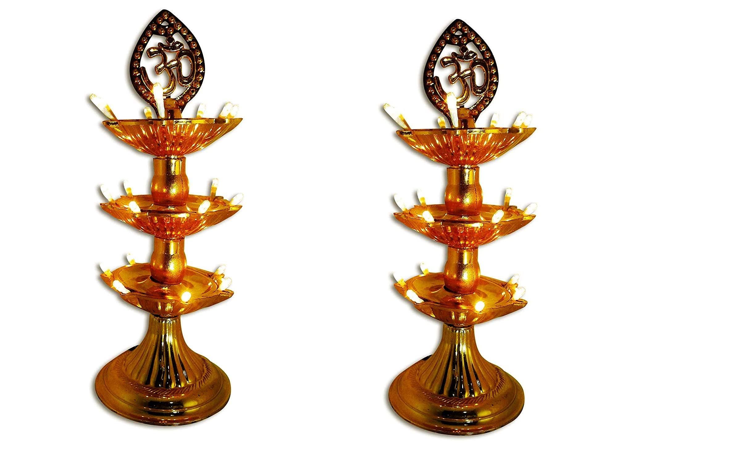 See full amazon price history chart for DIKANSHA® Electric Gold LED Bulb Lights Diya/Deep/Deepak for Mandir Decore Diwali Festival Decoration Decor Light | Made in India- Golden Color (Pack of 2) (3 Layer) DIKANSHA® Electric Gold LED Bulb Lights Diya/Deep/Deepak for Mandir Decore Diwali Festival Decoration Decor Light | Made in India- Golden Color (Pack of 2) (3 Layer) (B09G2Y8475) Amazon Price History, Amazon Price Tracker