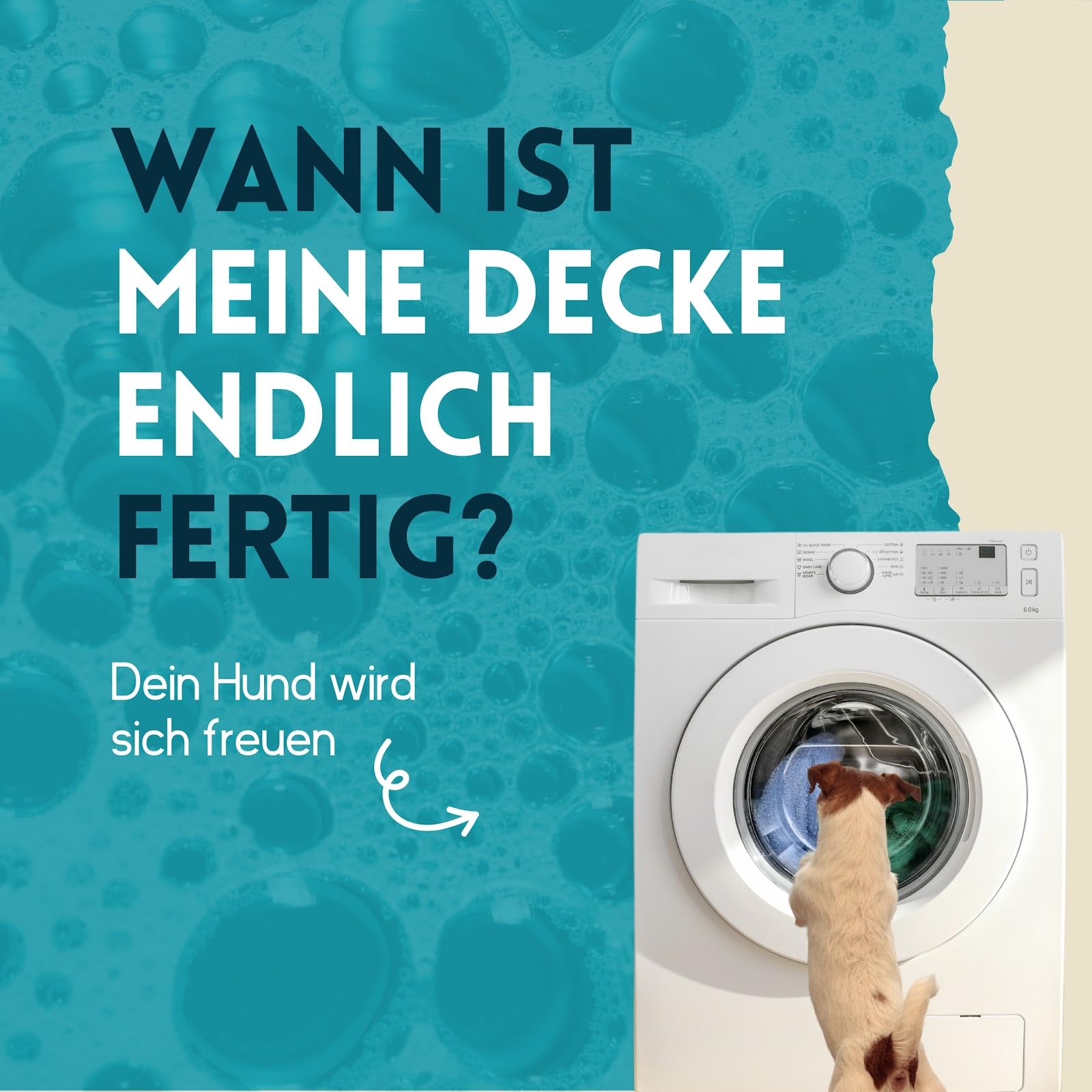 nimo® Waschmittel für Hundebekleidung | ohne Duftstoffe & Farbstoffe | für Hundemäntel & Hundedecken | entfernt Kot- & Urinflecken
