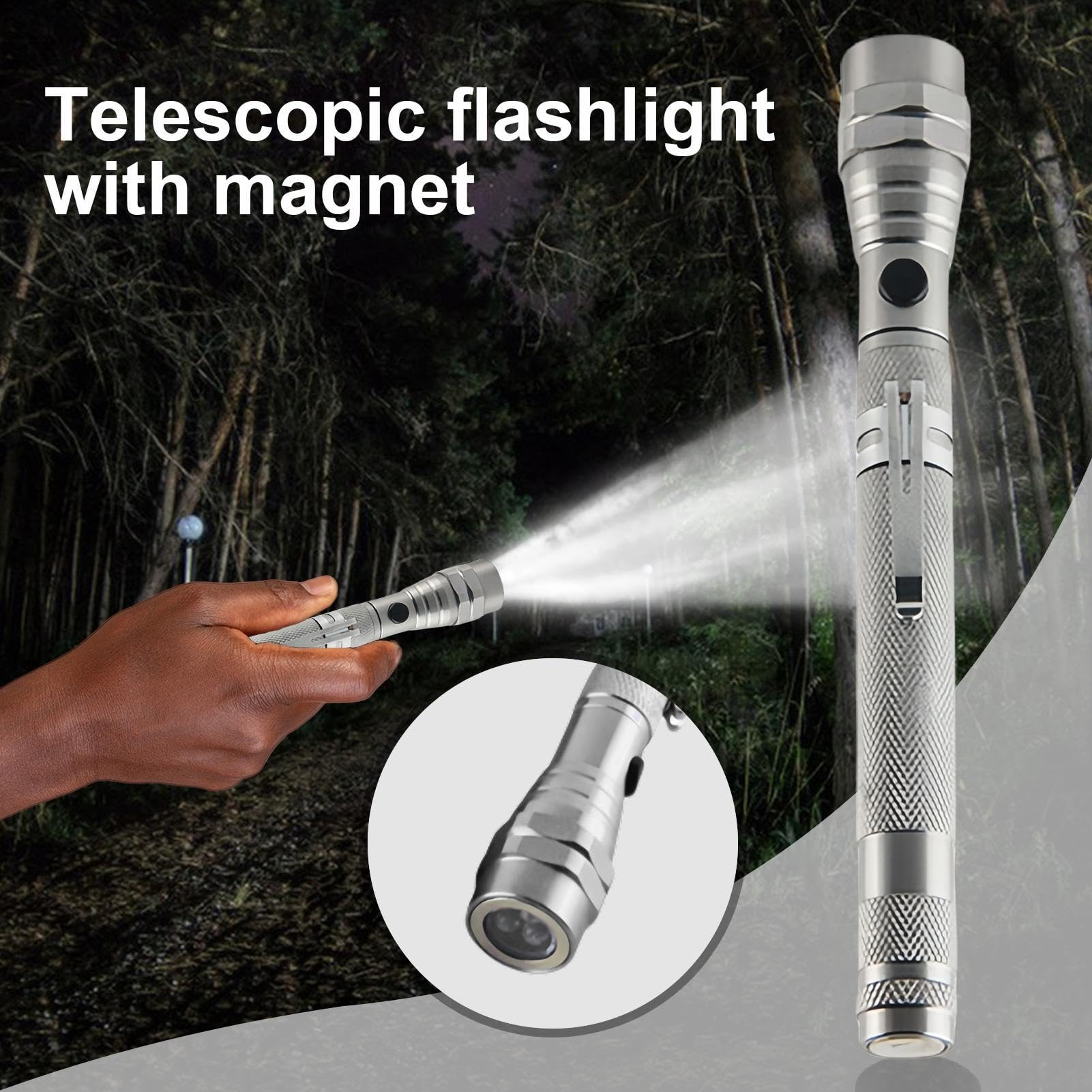 Outil de ramassage magnétique LED