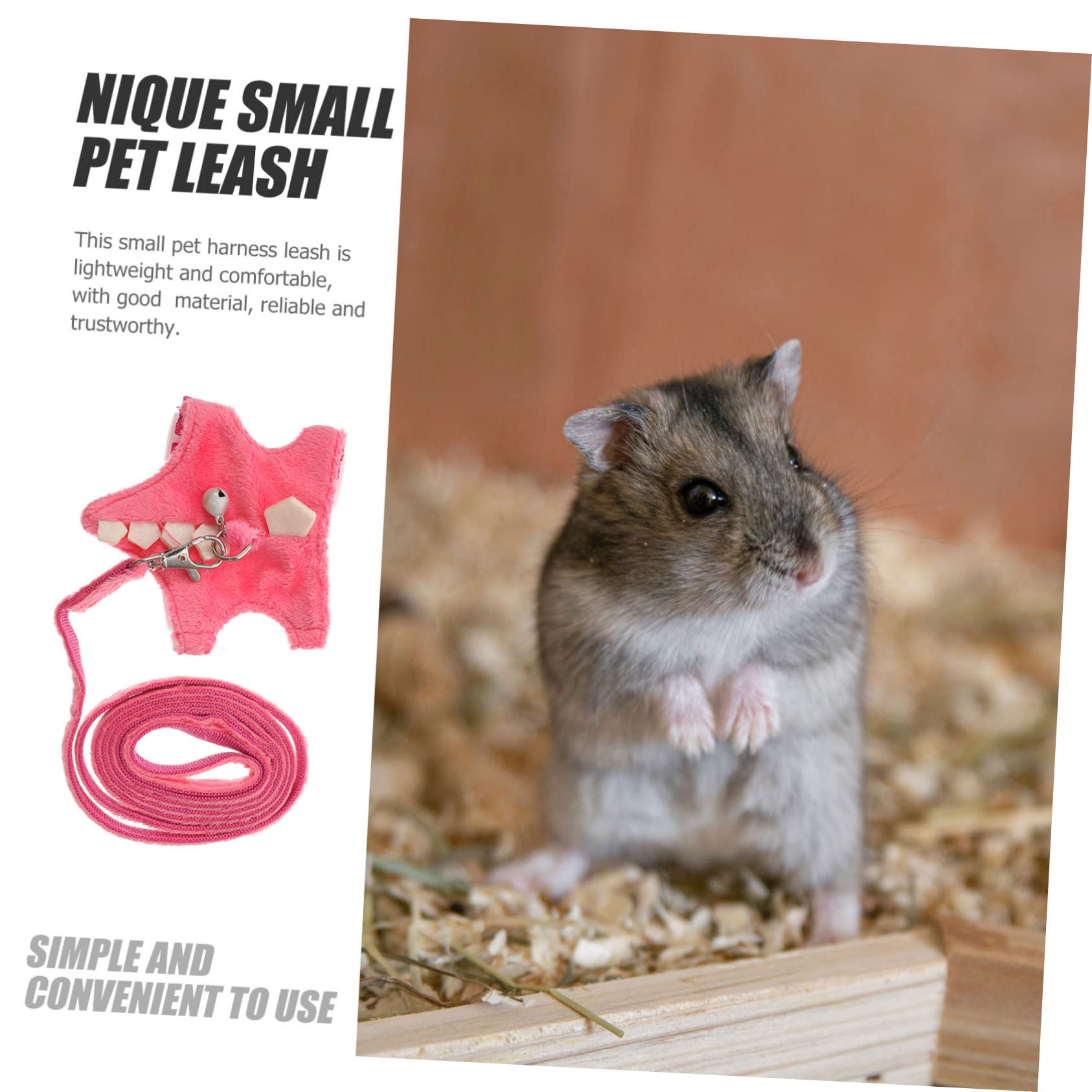 SUPVOX Kit 4 Guinzagli Da Trazione Per Furetti Gilet in Materiale Morbido Facile Da Riporre Sicurezza Per Animali Domestici