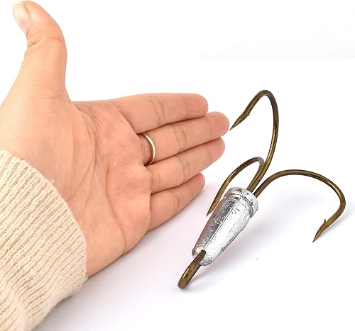 Miniatura 3 de Ganchos de pesca grandes con peso, ganchos agudos (60 80 100 120 140 160)