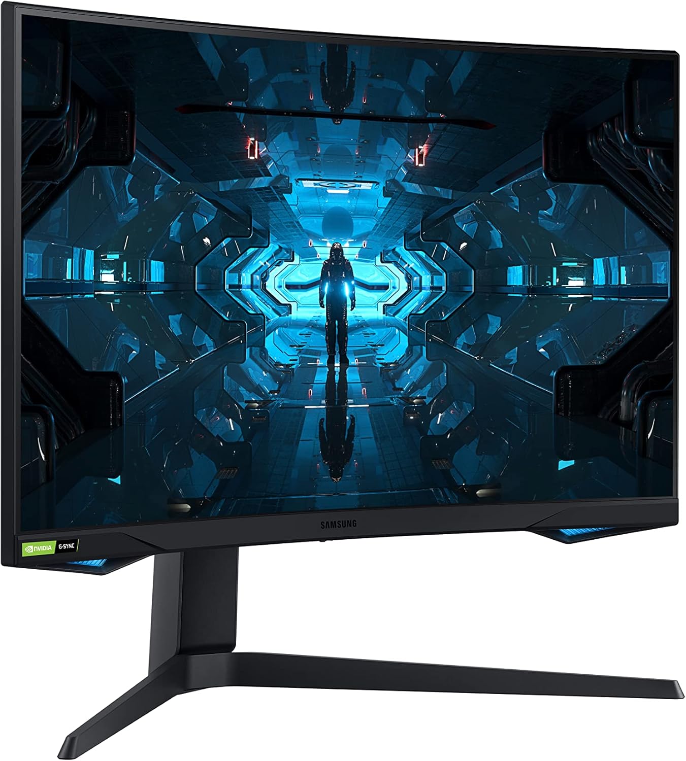 Samsung Monitor Gaming Odyssey G7 (C27G75), Curvo (1000R), 27, 2560x1440 (WQHD 2K), HDR 600, VA, 240 Hz, 1 ms, FreeSync Pro, G-Sync, HDMI, 2 USB 3, 2 Display Port, Ingresso Audio, HAS, Pivot Samsung Monitor Gaming Odyssey G7 (C27G75), Curvo (1000R), 27, 2560x1440 (WQHD 2K), HDR 600, VA, 240 Hz, 1 ms, FreeSync Pro, G-Sync, HDMI, 2 USB 3, 2 Display Port, Ingresso Audio, HAS, Pivot
