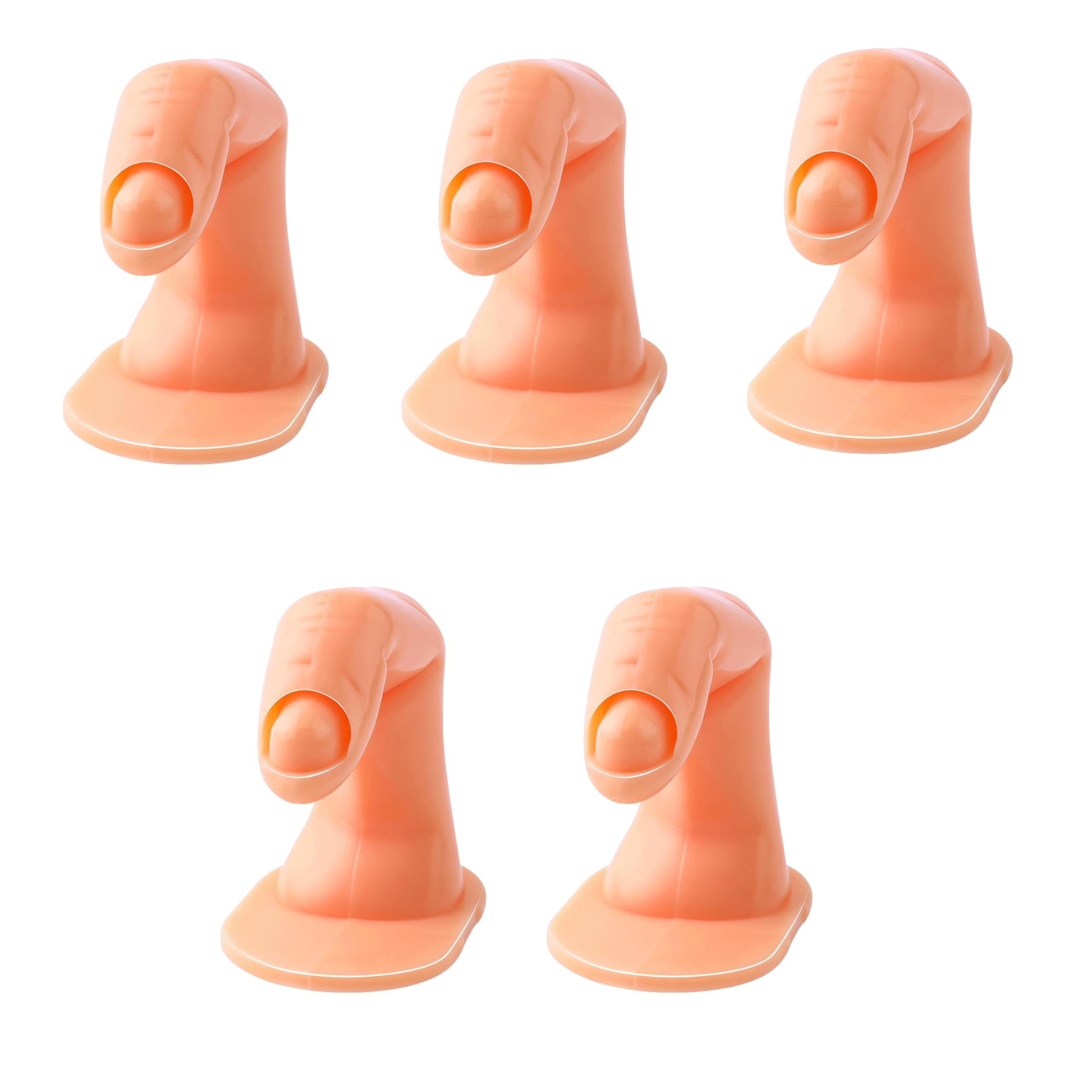 5PCS Plastic Practice Finger Without Nails, Fake Finger for Nail Art Training, Nail Extension Practice, Press On Nail Display, Manicure Tool-image-38